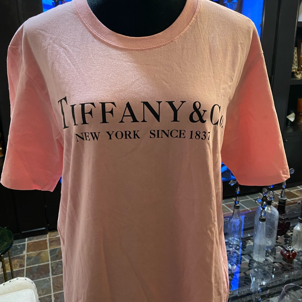 Tiffany & Co. Light Pink Logo T-Shirt